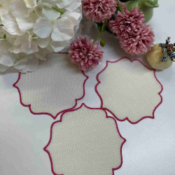 PEMBE KOKTEYL PEÇETESİ (Sunumluk) 6'LI PEMBE KOKTEYL PEÇETESİ (Sunumluk) 6'LI