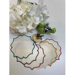 6 RENK KAHVE ALTI KOKTEYL PEÇETESİ (SUNUMLUK) 6 adet